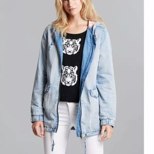MinkPink Faded Chambray Lightweight Denim Jacket